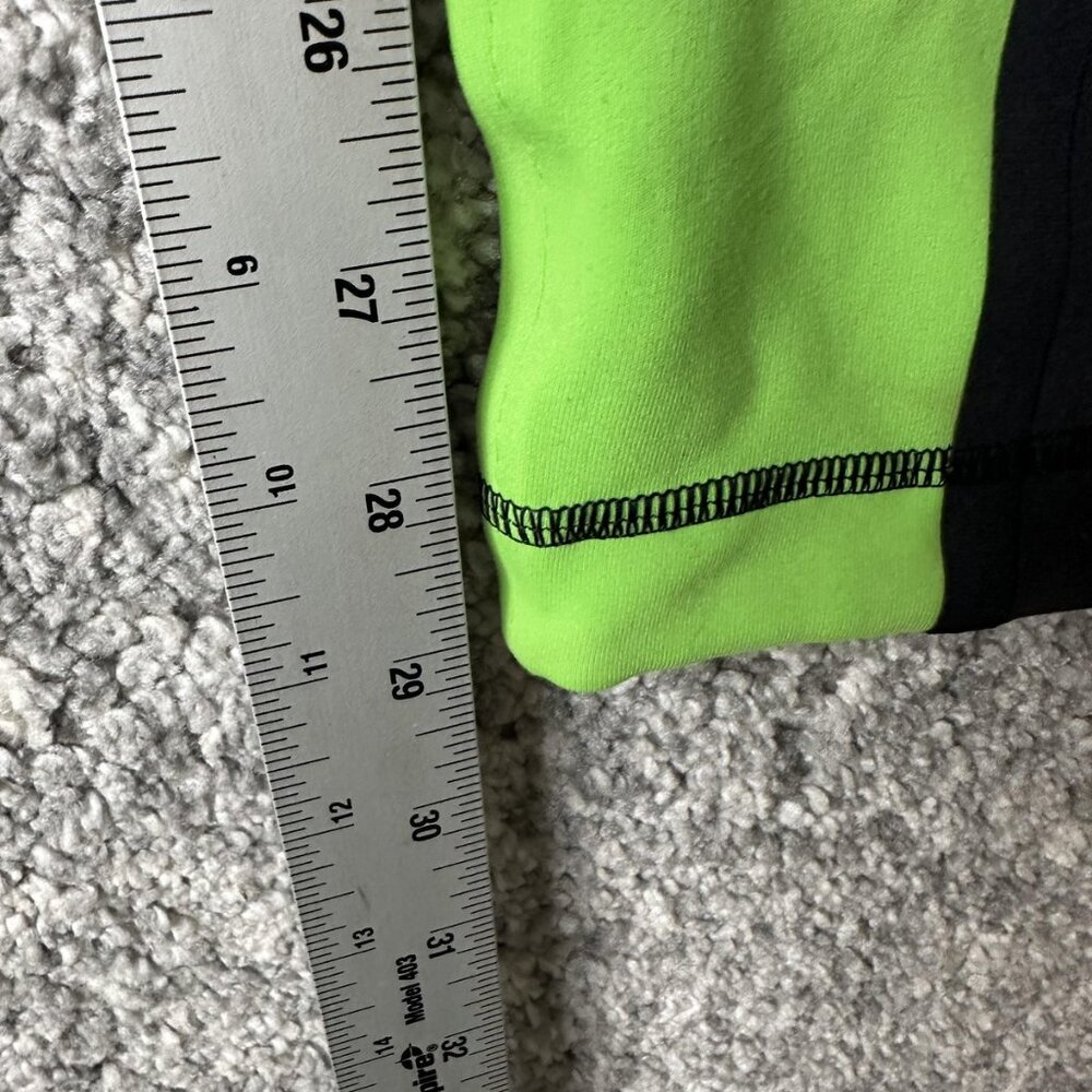 Lululemon Pants Womens 10 Black Green Colorblock High Rise Yoga Leggings Legging - Picture 4 of 9